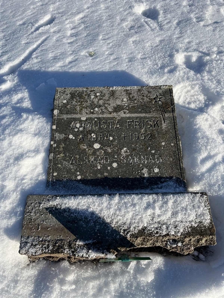 Gravnummer: SJ H    25