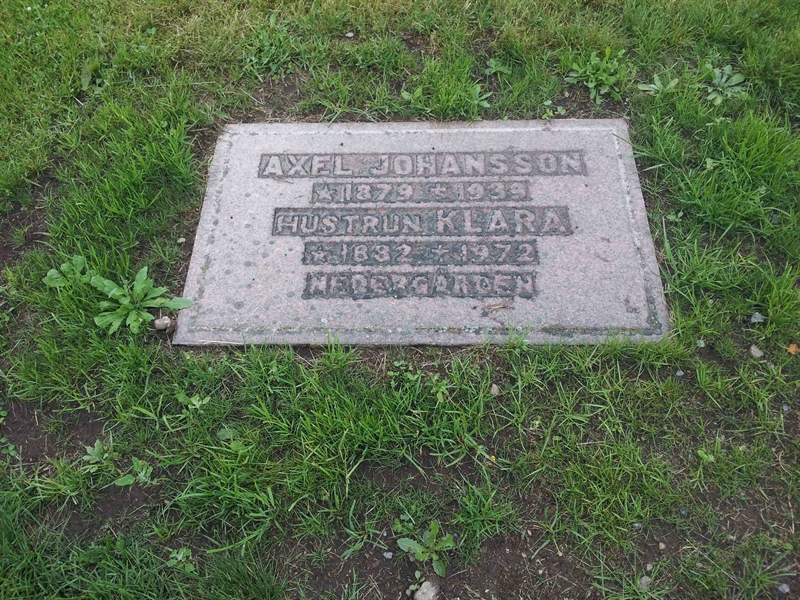 Grave number: Tk 05    96, 97