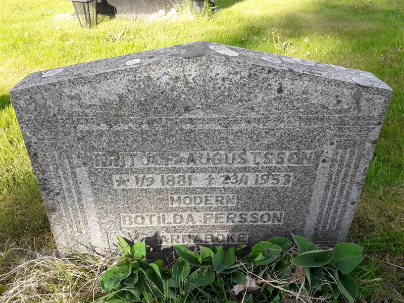 Grave number: BR G   290