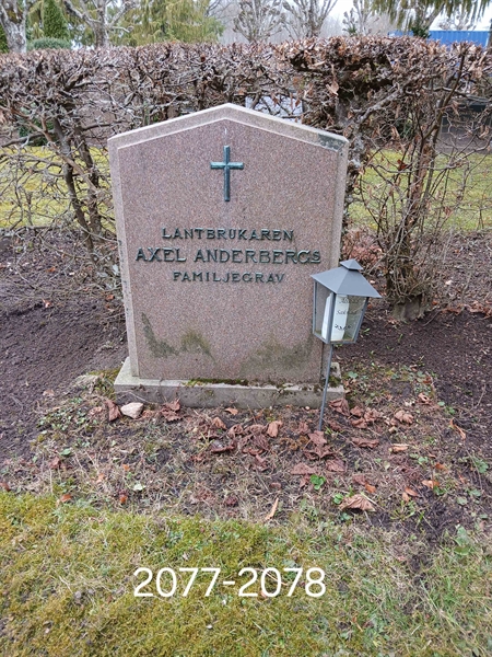 Grave number: sv  2077, 2078