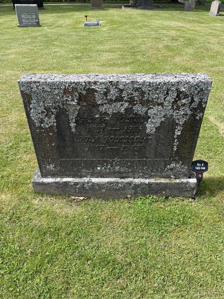 Grave number: 33 4   143-144