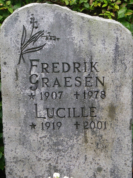 Grave number: OS N   158