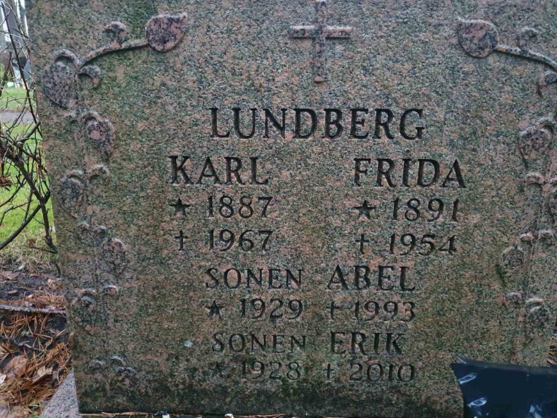 Grave number: SK A1   196-197