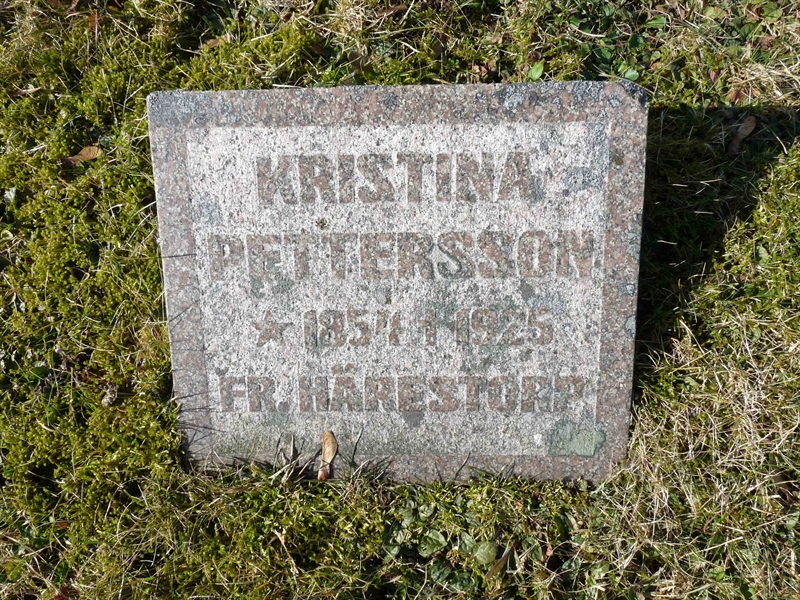 Grave number: SV 5   86