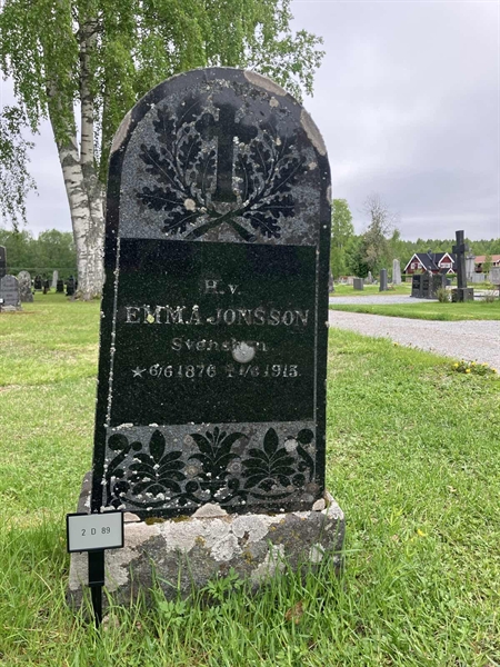 Grave number: 2 D    89