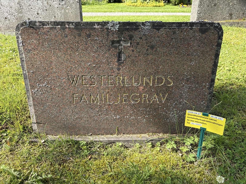 Grave number: IN 08   297