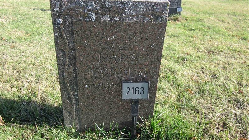 Grave number: KG F  2163