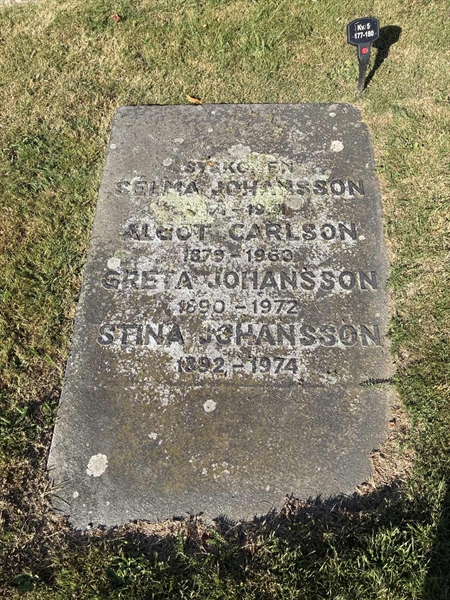 Grave number: 33 5   177-180