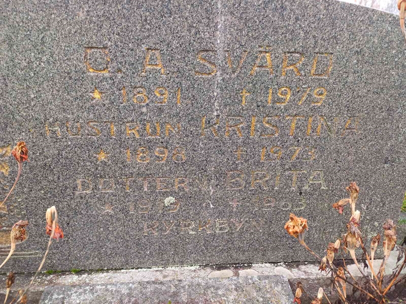 Grave number: JÄ 1 B 4089, 4090, 4091