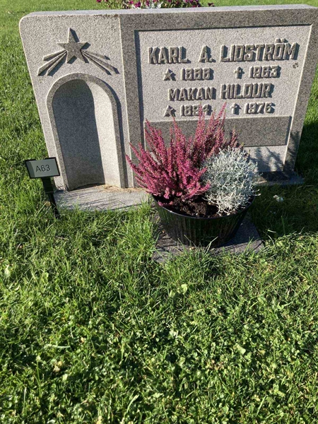 Grave number: 1 NA    63