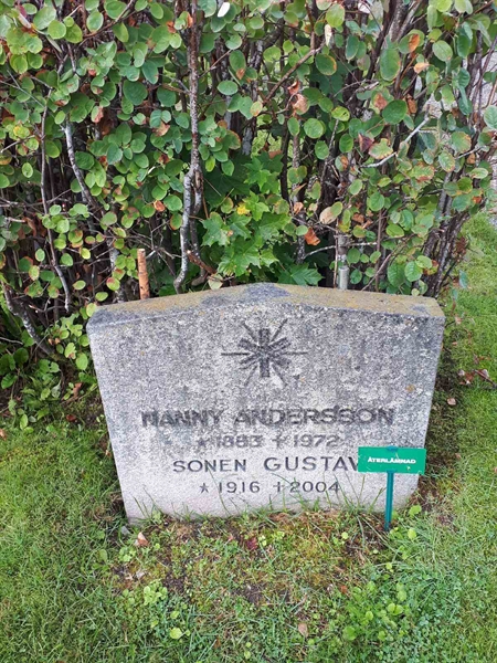 Gravnummer: NK F B   186