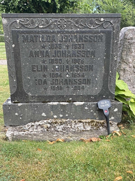 Grave number: 33 6   174-175