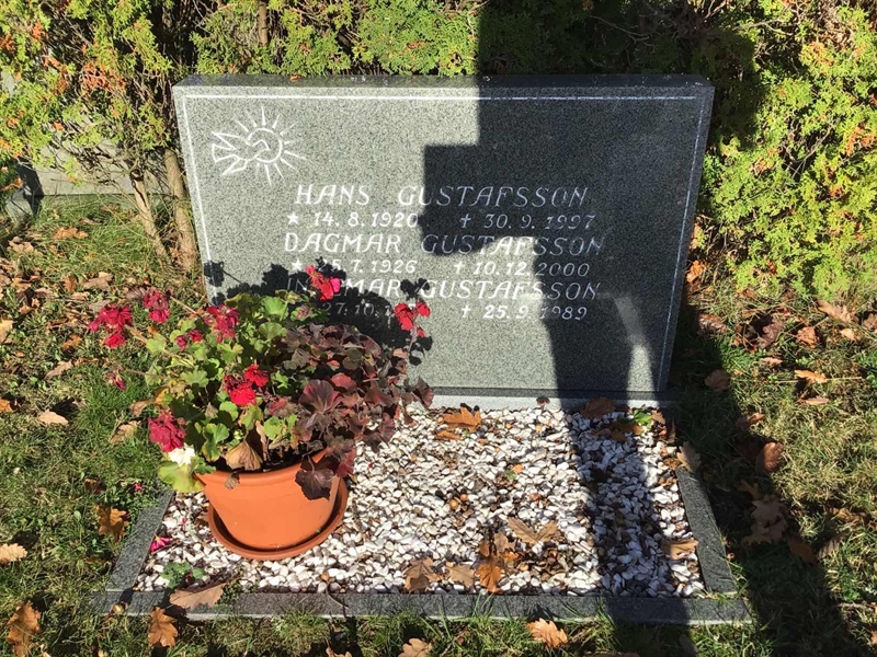 Grave number: Sy 1 1 1001, 1002