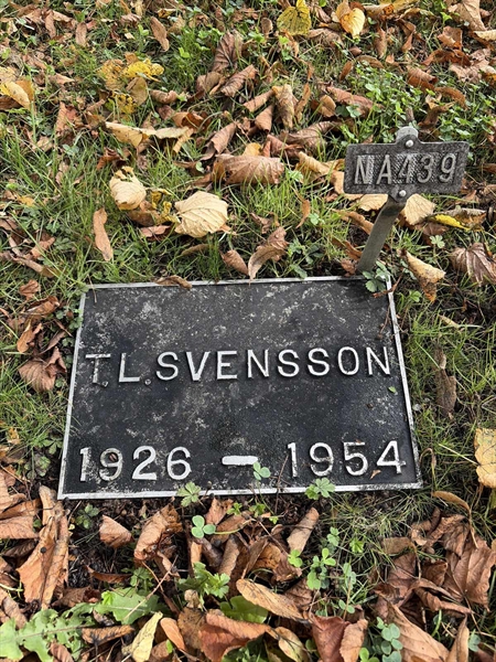 Grave number: 1 NA   439