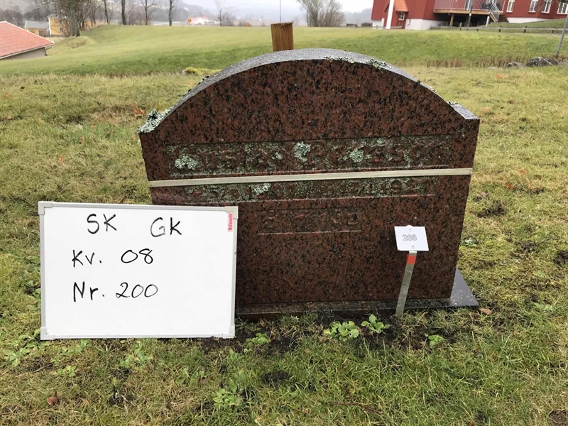 Grave number: S GK 08   200