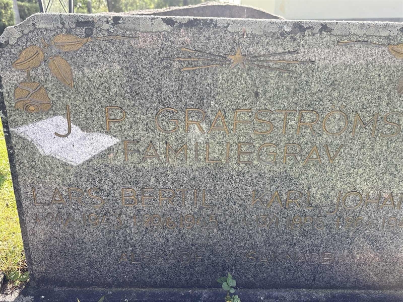 Grave number: SÄ GA  1421