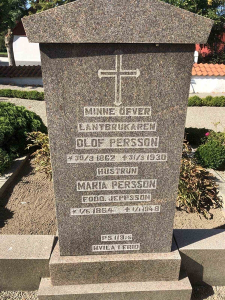 Grave number: MK G   109