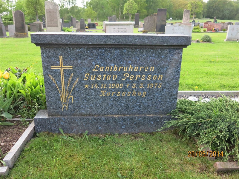Grave number: VM E   195