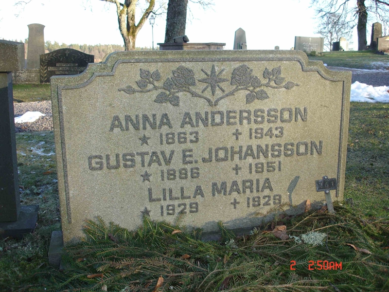 Grave number: B G  763, 764