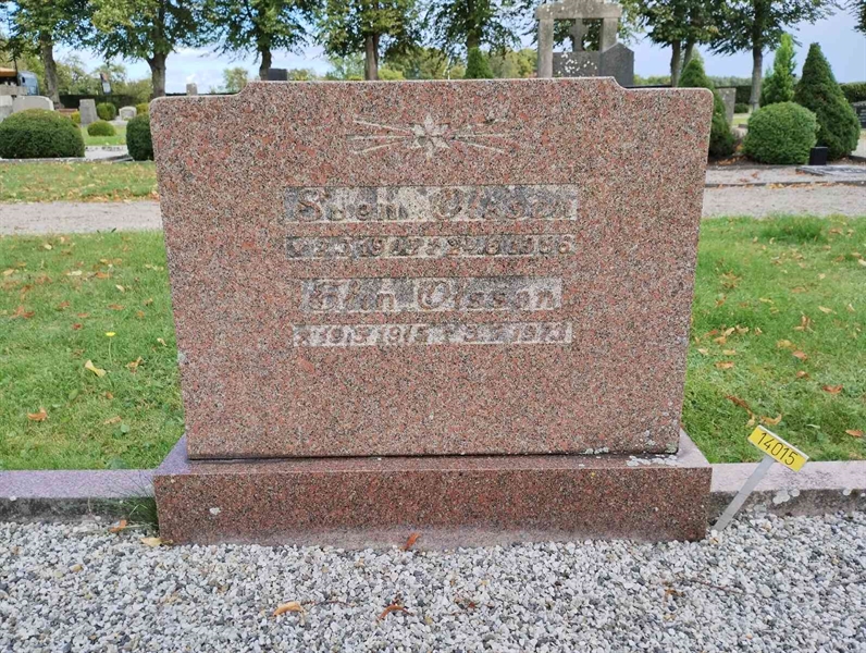 Grave number: NÅ 14    52, 53