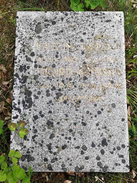 Gravnummer: SK K    84