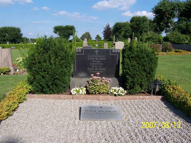 Grave number: 1 2 B    66