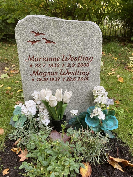 Grave number: 1 H   104