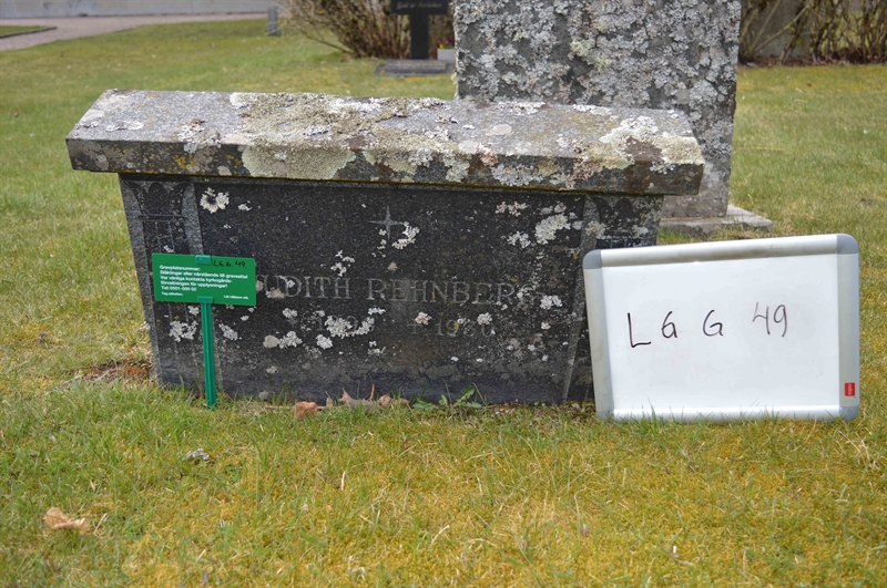 Grave number: LG G    49
