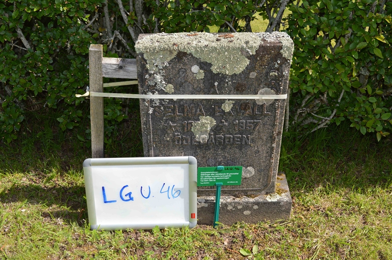 Grave number: LG U    46
