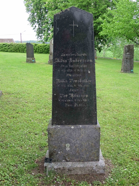 Grave number: SK 1   109