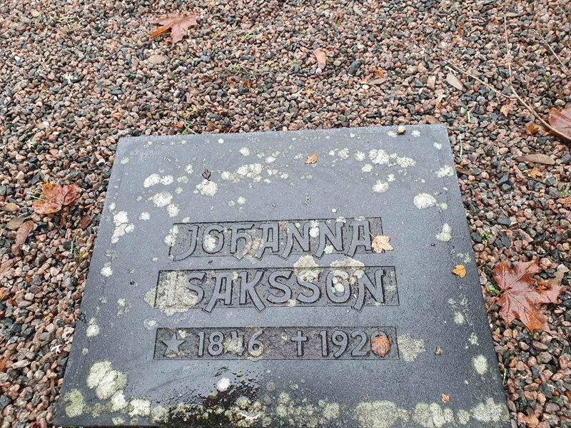 Grave number: Å G     9