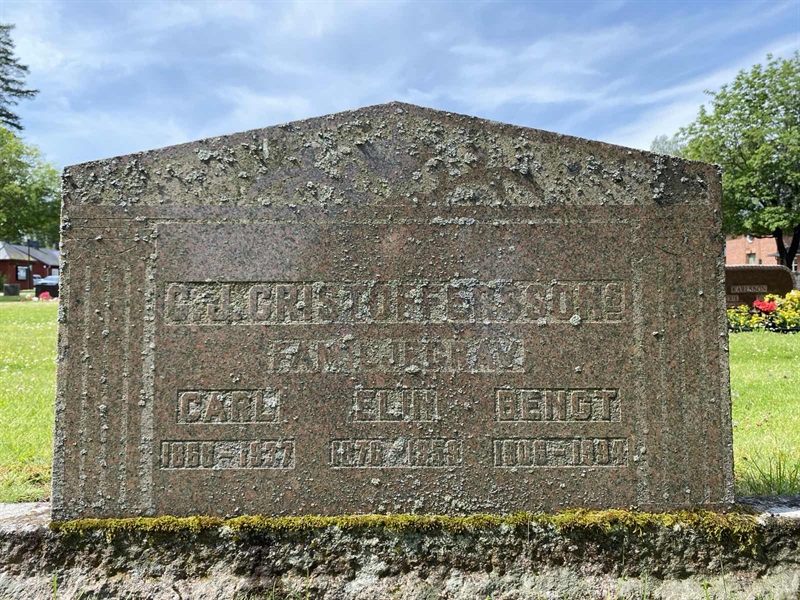 Grave number: 1 14    114, 115