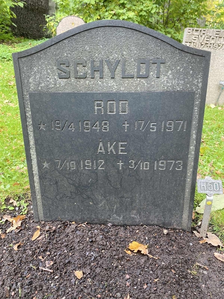 Hautatunnus: 1 H    50