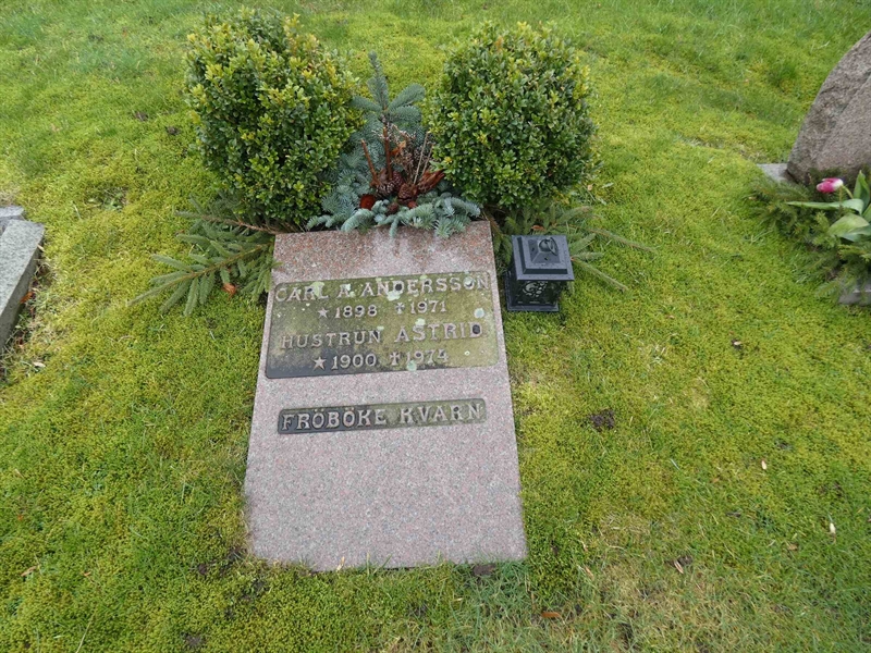 Grave number: BR G   588