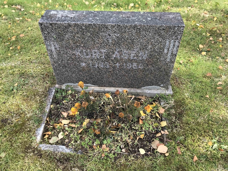 Grave number: HA A   109