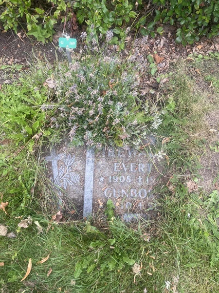 Grave number: 1 1 G   169