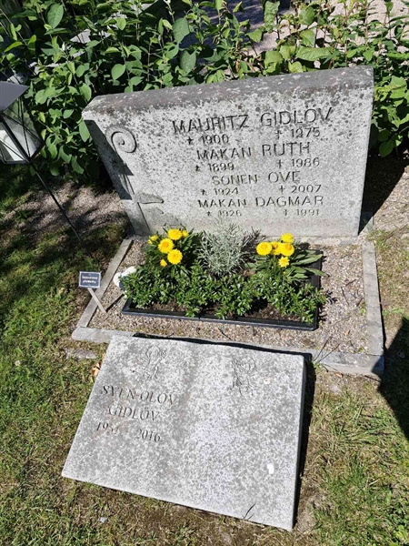 Hautatunnus: 1 SÖDRA 15-16