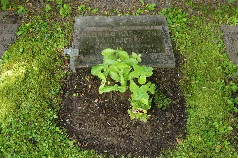 Grave number: 1 G   75