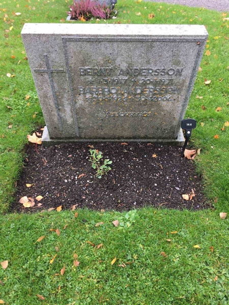 Grave number: 1 14     6