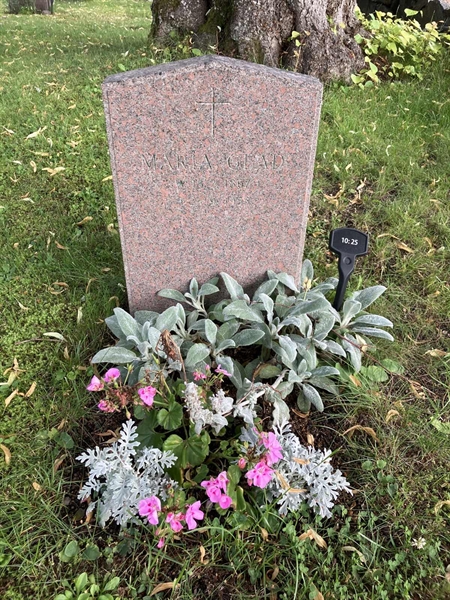 Grave number: 1 10    25