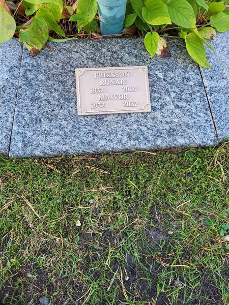 Grave number: H AG   133-134