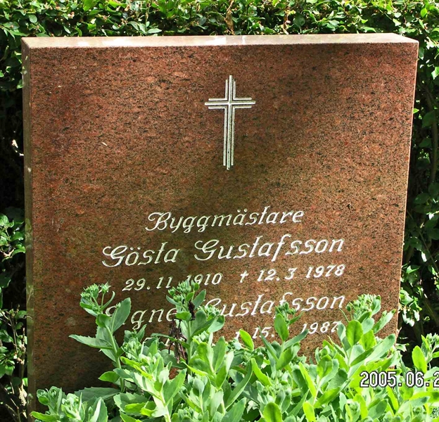 Grave number: 2 Södr G     3, 4