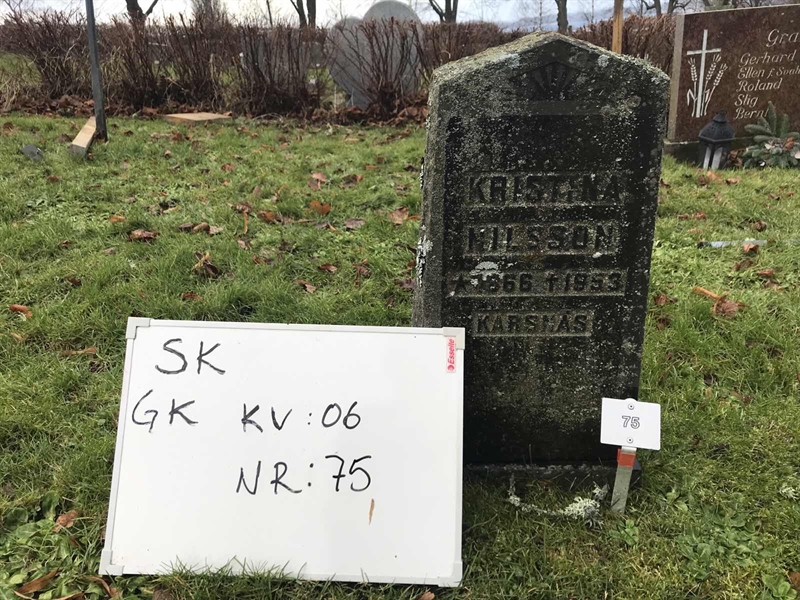 Grave number: S GK 06    75