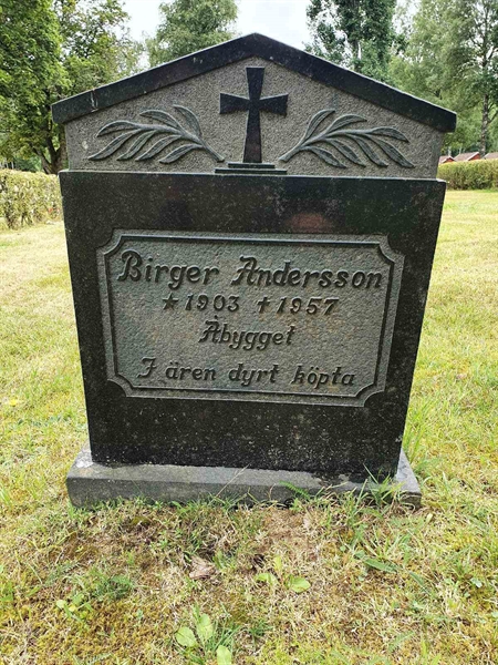 Grave number: Å A    21