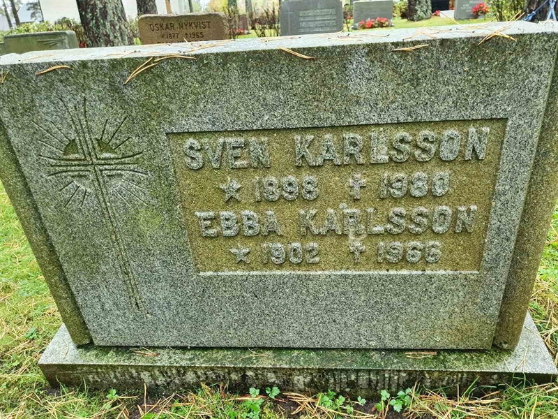 Grave number: SK A5   674