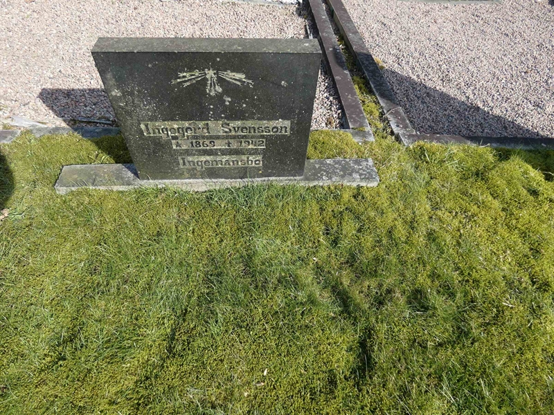 Grave number: BR G   366