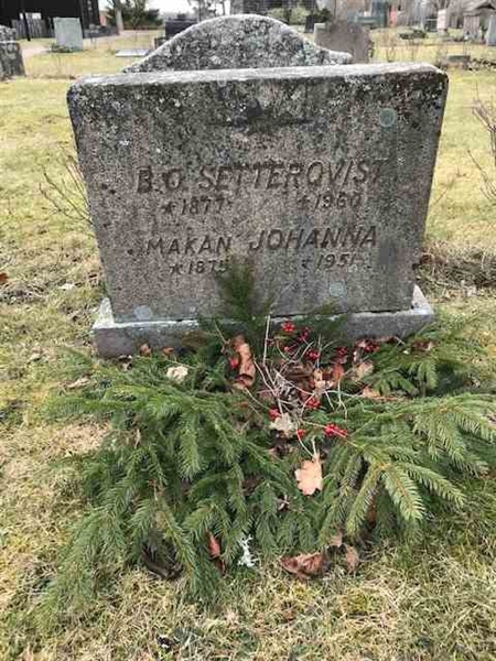 Grave number: SJ D    95, 96