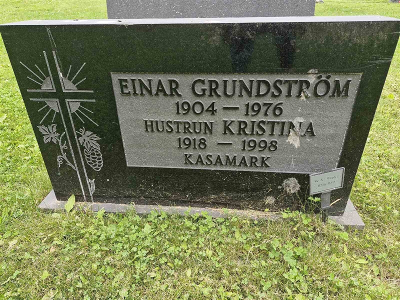 Grave number: GR PA  0290-0291