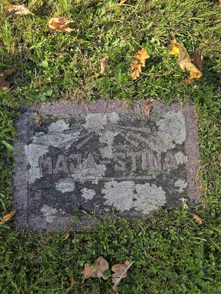 Grave number: T A B   517