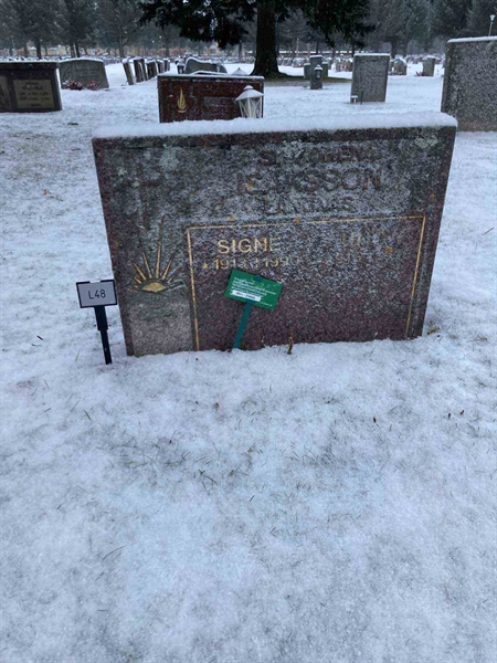 Grave number: 1 NL    48